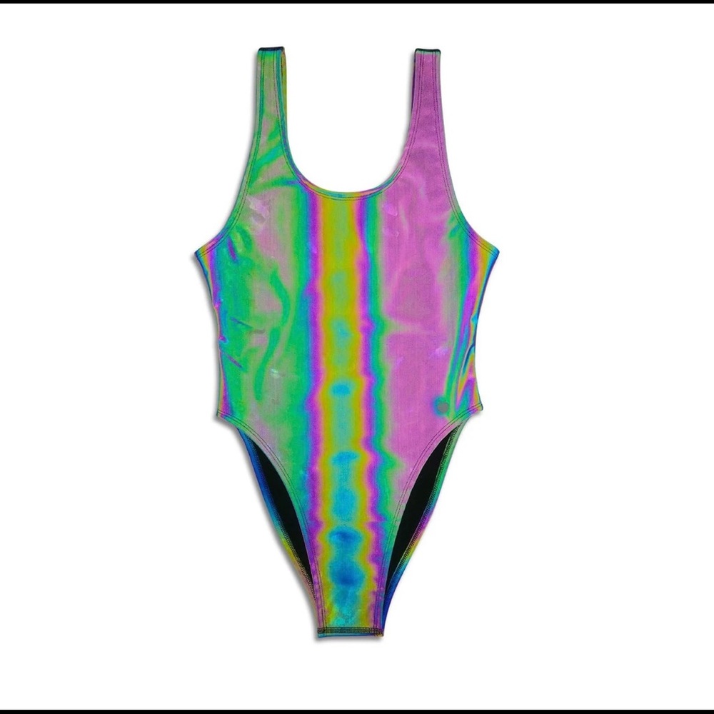 FlexLiving rainbow reflective swimsuit
